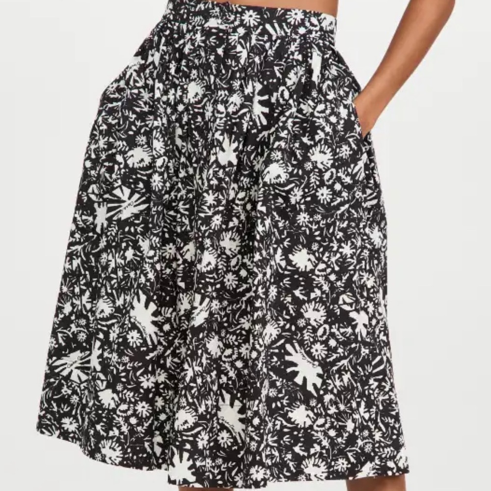 Cara Cara Marget button front cotton skirt - size SMALL